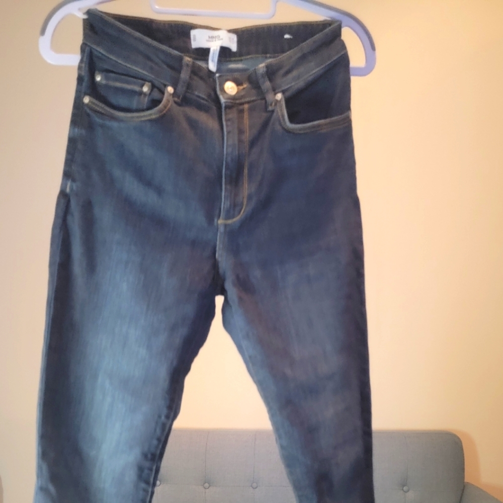 Mango Sz 4 Dark Wash Jeans